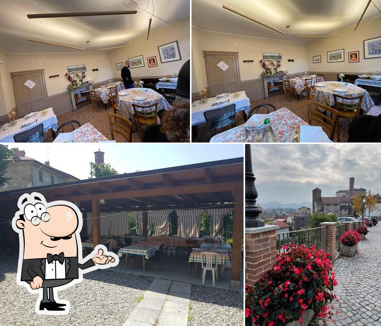 Questa è la foto che presenta la interni e esterno di Trattoria Agricola Rivalba