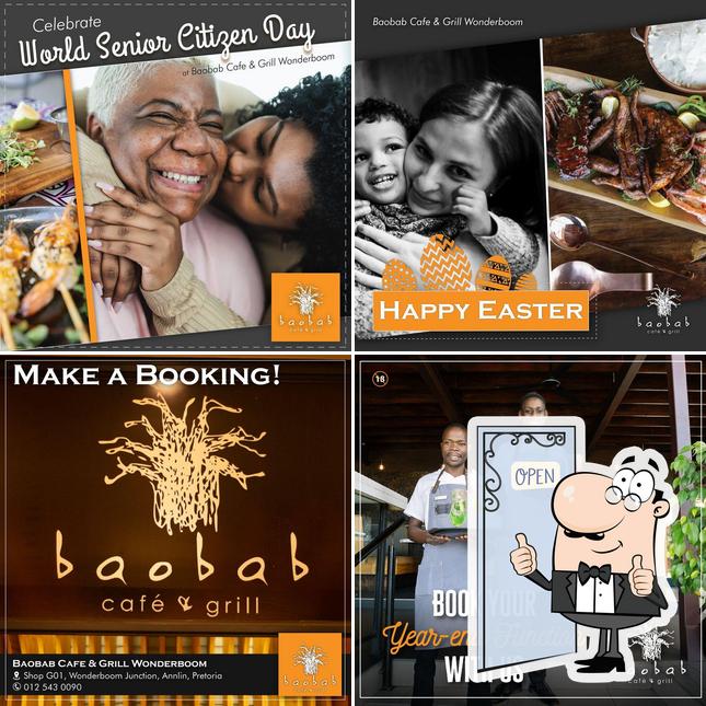 Regarder cette photo de Baobab Café & Grill Wonderboom Junction