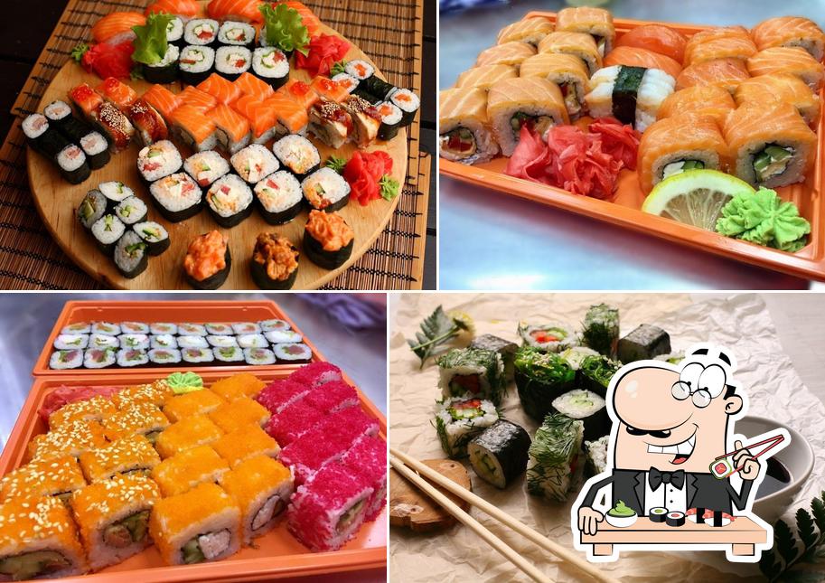 Choisissez de nombreuses options de sushi