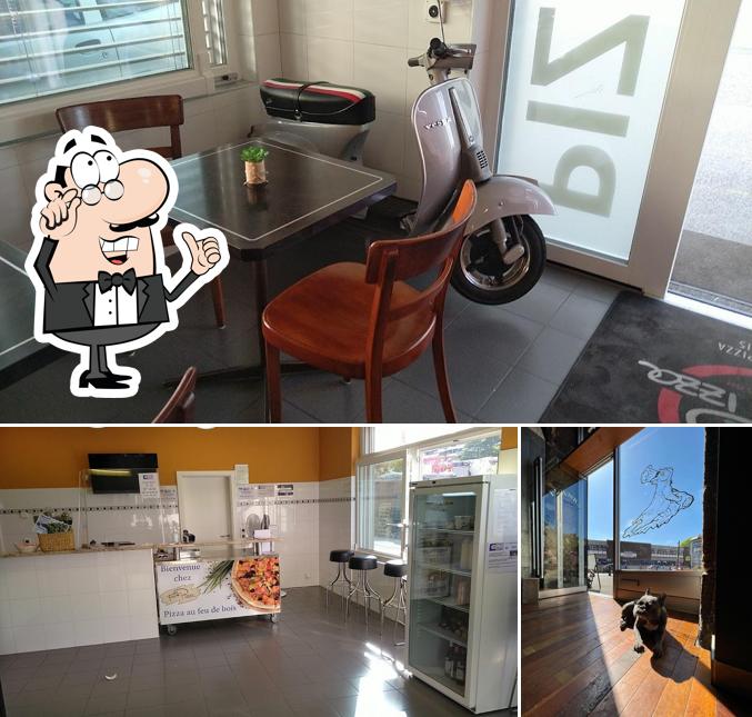 Guarda la foto che mostra la interni e esterno di Frank Pizza