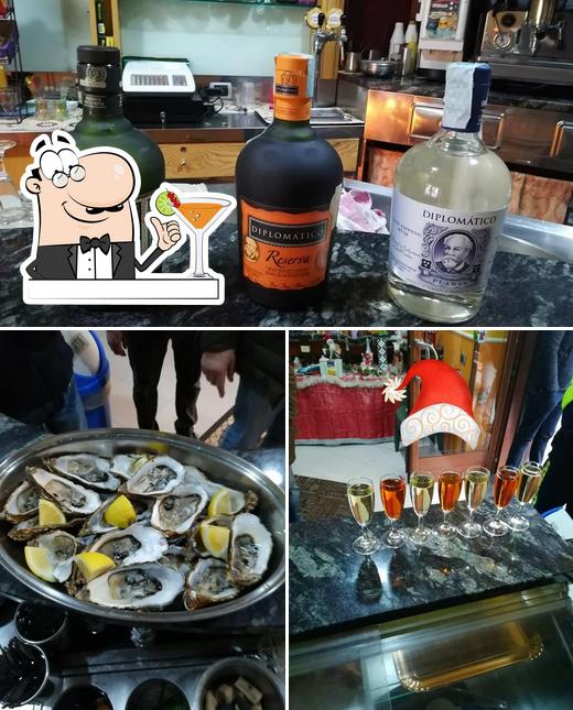 Bar Fantasy si caratterizza per la bevanda e frutti di mare