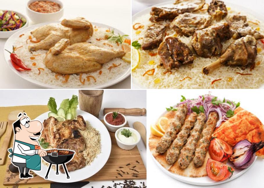 Try out meat dishes at Al Marjan Arabian & BBQ Restaurant