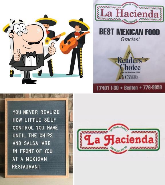 Here's a picture of La Hacienda de Benton