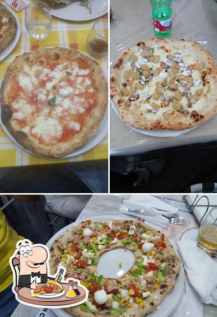 Kostet eine Pizza bei Pizzeria I Tre Santi