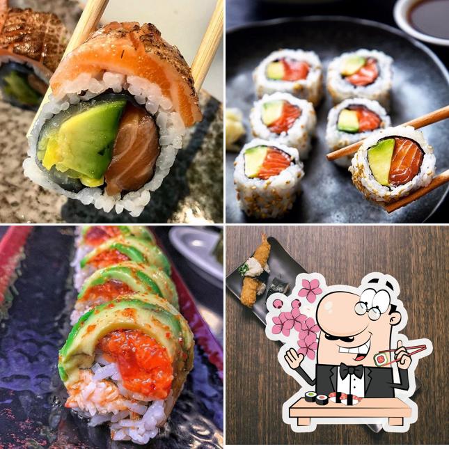 Scegli le varie opzioni di sushi