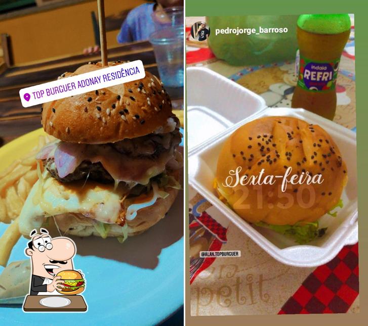 Hambúrguer em Top Burguer Adonay Residência