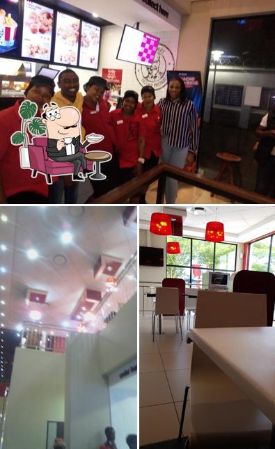 The interior of KFC Springfields- Umgeni Business Park