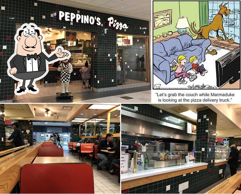 The interior of Peppino's Pizzeria