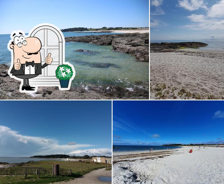 Jetez un coup d’œil à quoi ressemble Le Bar De La Plage à l'extérieur