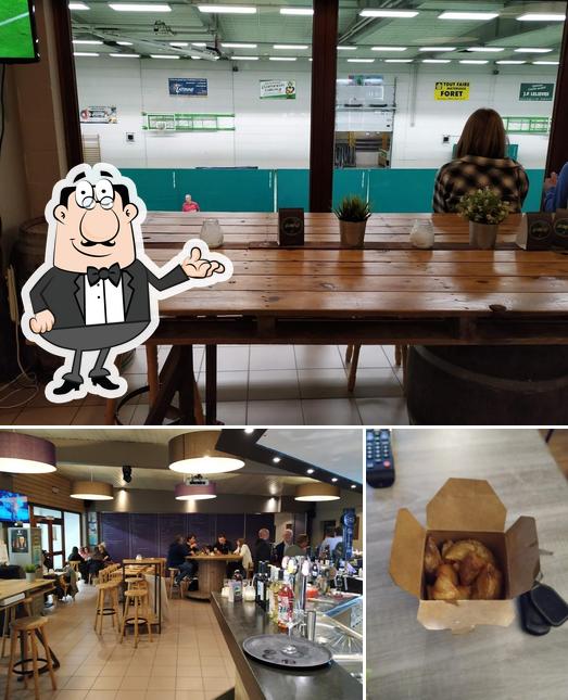 Parmi les diverses choses de la intérieur et la nourriture, une personne peut trouver sur Brasserie 21 - Burger Bar Local