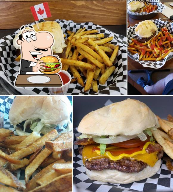 Try out a burger at Hub Grub