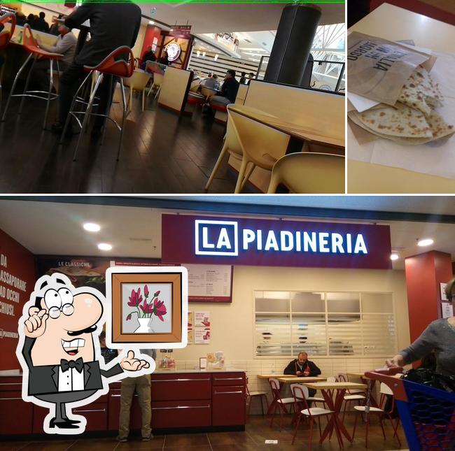 La photo de la intérieur et nourriture concernant La Piadineria