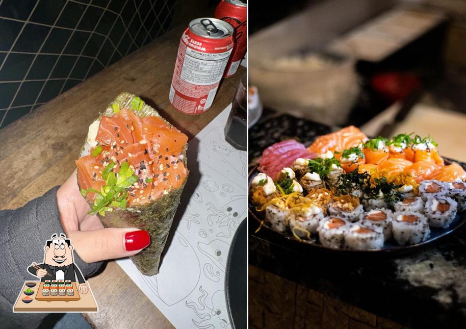 Presenteie-se com sushi no O Sushiman Canto Mágico