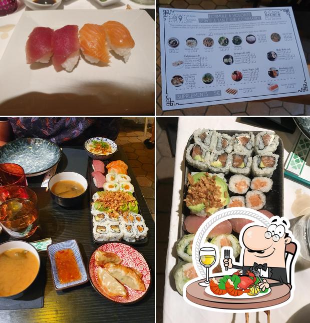 Prenez de nombreux repas à base de fruits de mer proposés par Sushi Bar