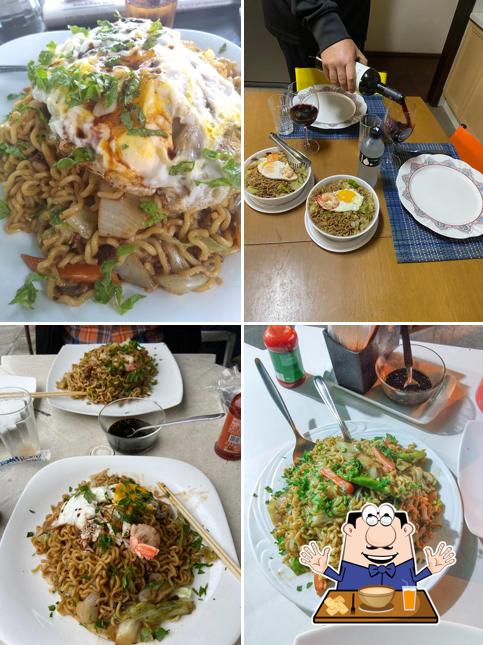 Comida em Restaurante da Senhora Chung - Bugongi