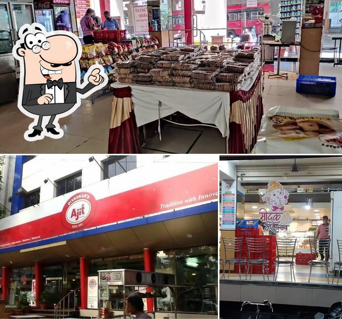 The interior of AJIT - Bakery, Namkeens, Sweets, Snacks Ajni