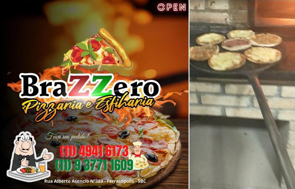 Еда в "BRAZZERO Pizzaria e Esfiharia"