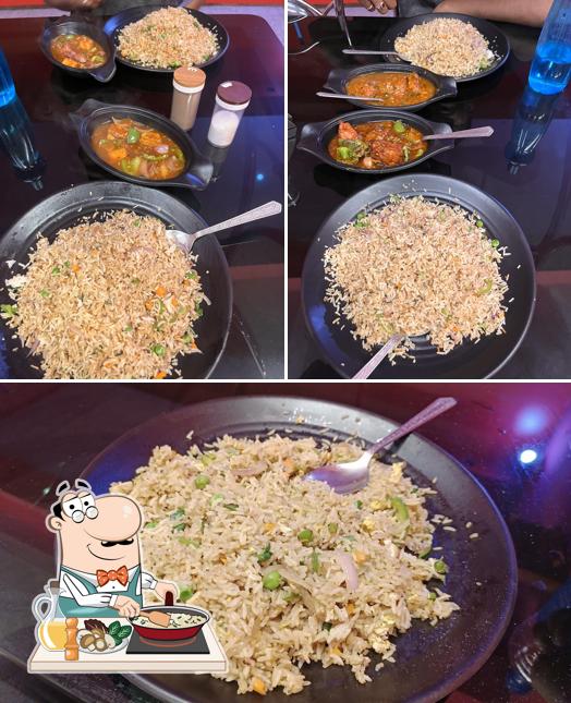 Fried rice at Ginger Garlic restaurant
