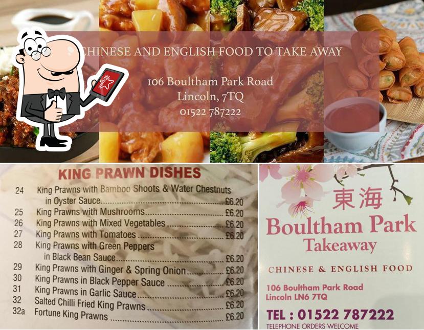 Boultham Park Chinese Takeaway in Lincoln Restaurant menu and reviews