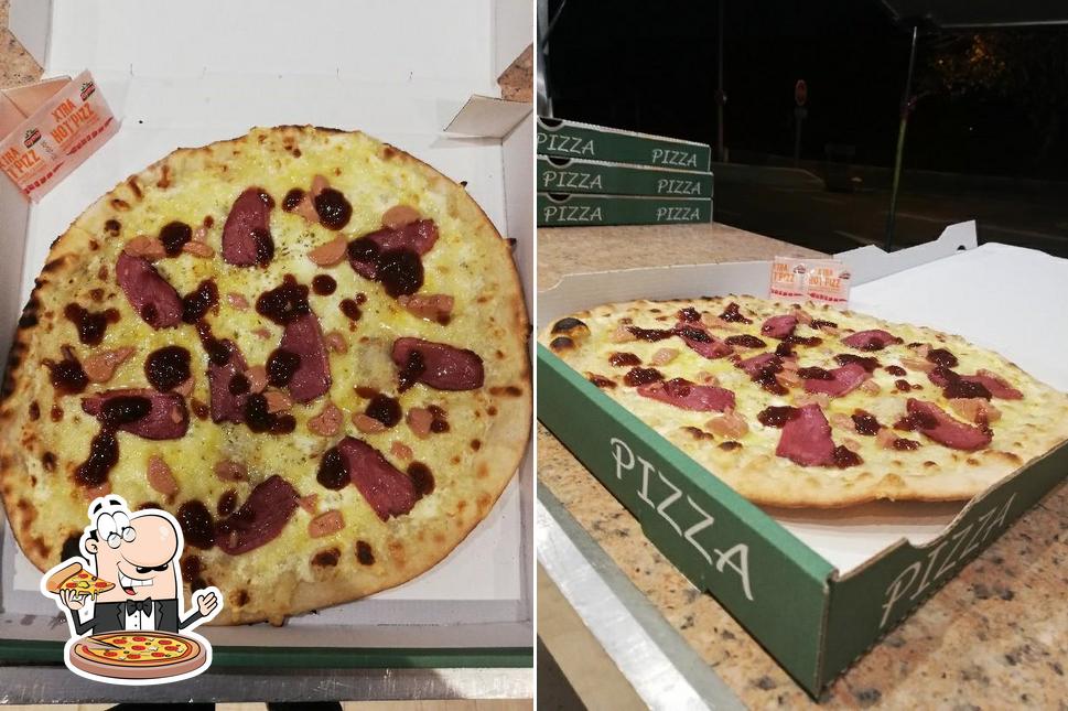 Prenez différents types de pizzas