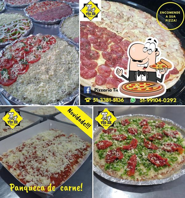 Experimente pizza no Tio Zé Pizzas e Massas