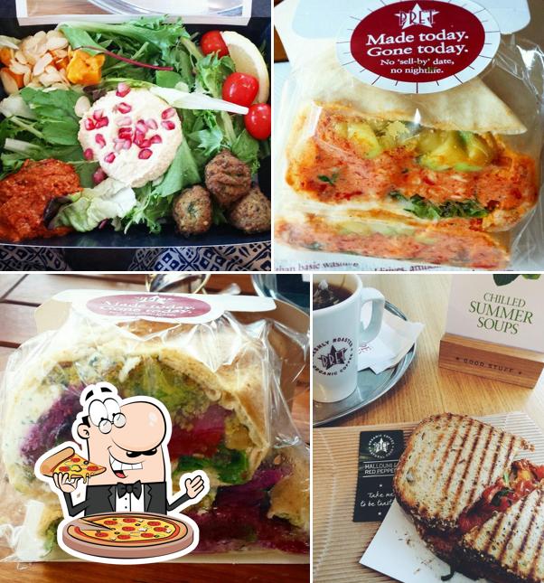 Try out pizza at Pret A Manger