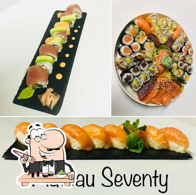 Essayez différentes options de sushi