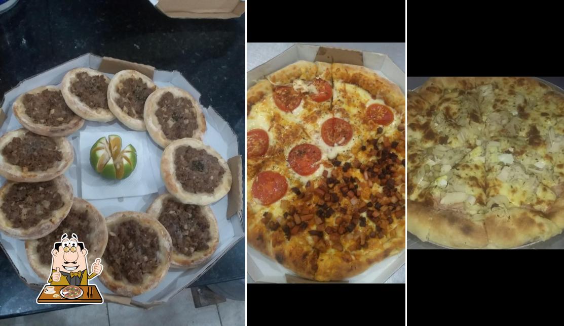 Experimente pizza no Maná pizzaria e salgados