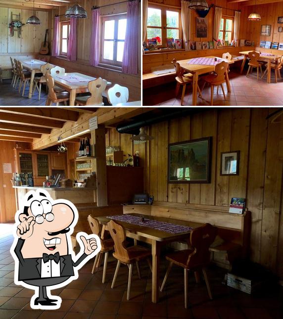 L'intérieur de Schlernbödele Hütte