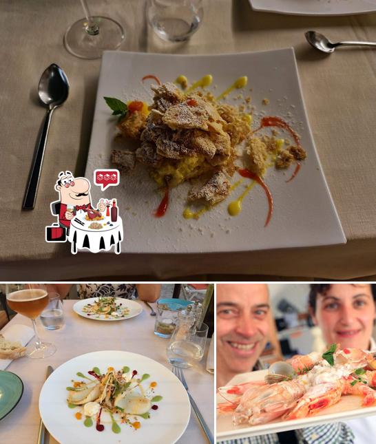 Try out seafood at Ristorante Brasserie La Barcaccina