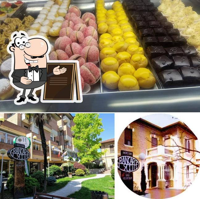 Pasticceria Gelateria Gran Caffe' 900 si caratterizza per la esterno e cibo