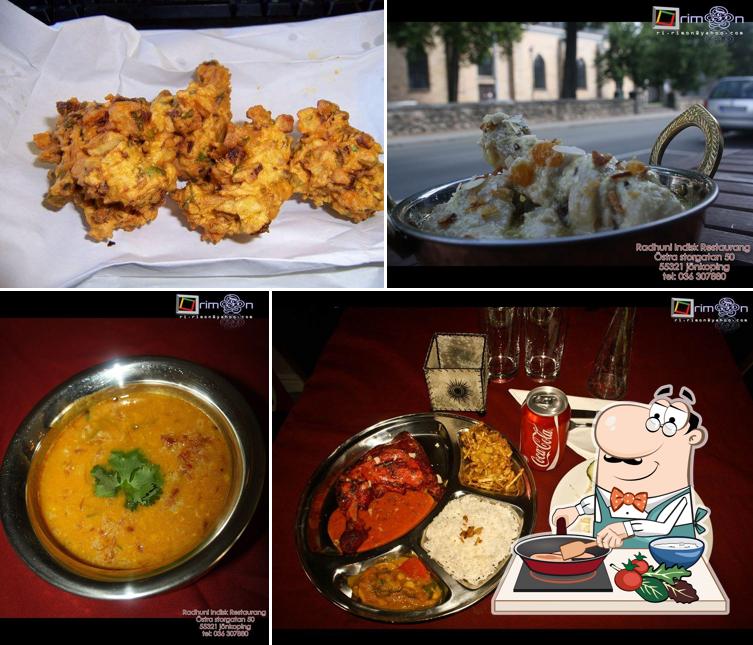 Курица с соусом карри в "Radhuni Indisk Restaurang"