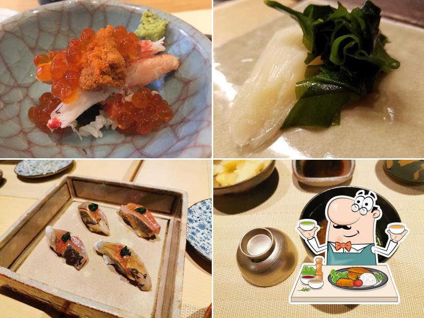 Meals at Sushi Imamura