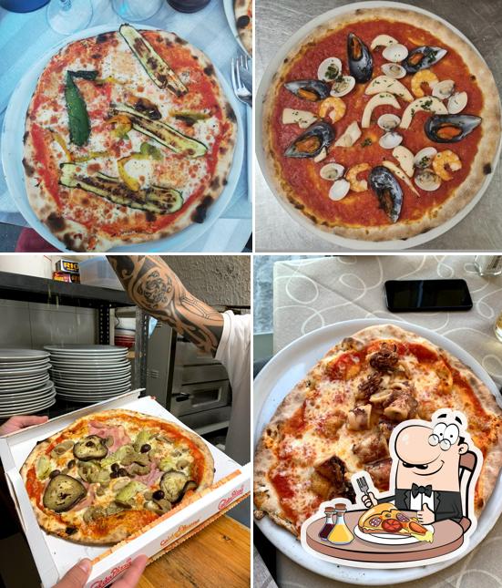 A Ristorante Pizzeria da Roberto, puoi ordinare una bella pizza