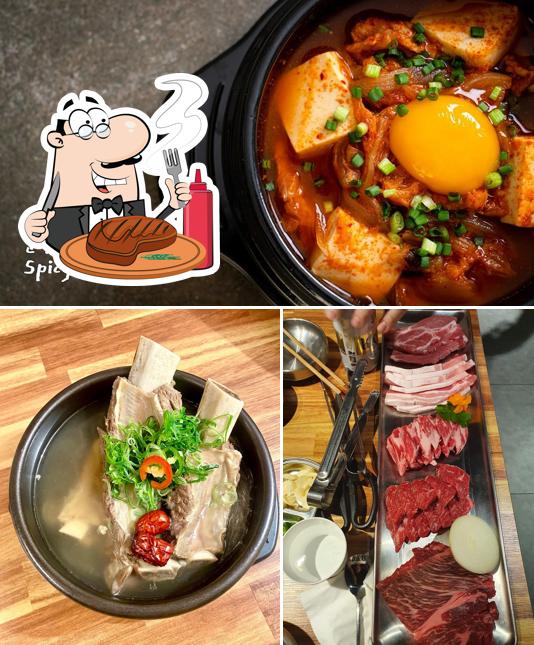 Kim Jinsa Korean BBQ Rhodes in Rhodes Restaurant menu and reviews