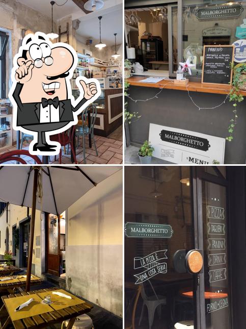 Dai un'occhiata agli interni di Pizzeria Caffe' Bistrot - Malborghetto Firenze -