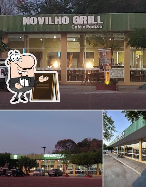 O exterior do Churrascaria Novilho Grill