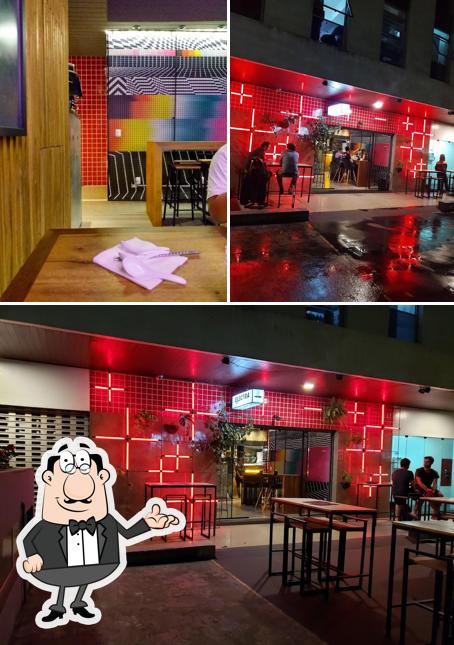 O interior do Electra Ramen