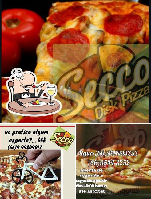 Еда в "Secco Disk pizza"