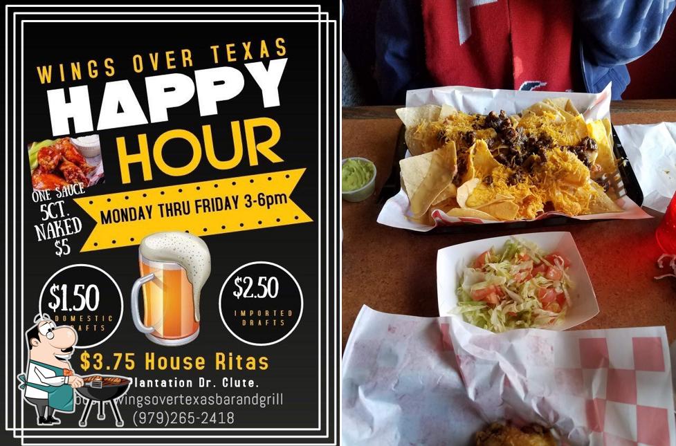 Wings Over Texas Bar & Grill, 605 W Plantation Dr in Clute Restaurant