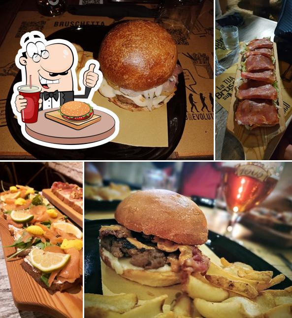 Concediti un bell'hamburger a Brusco Bruschetteria Creativa
