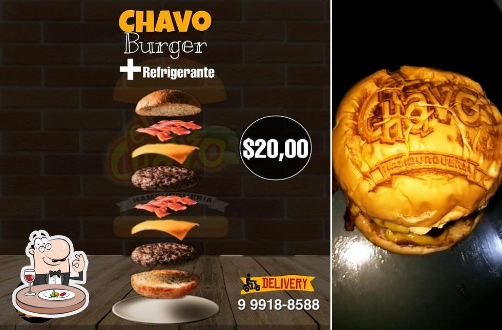 Comida em El Chavo Hamburgueria