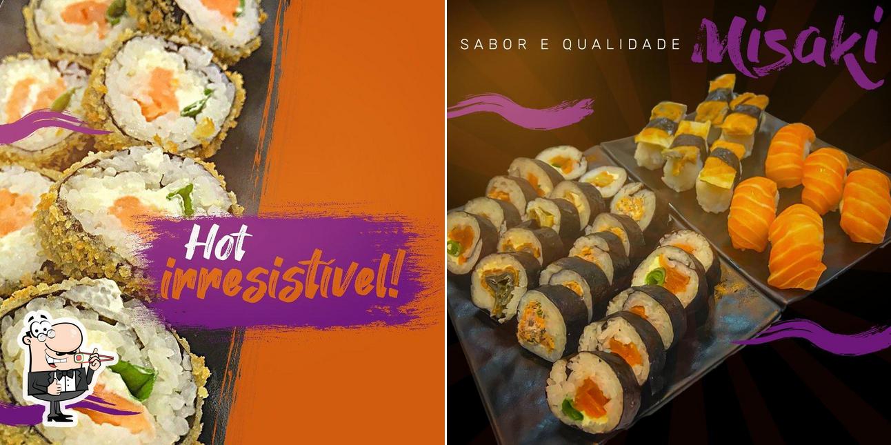 Experimente diferentes opções de sushi