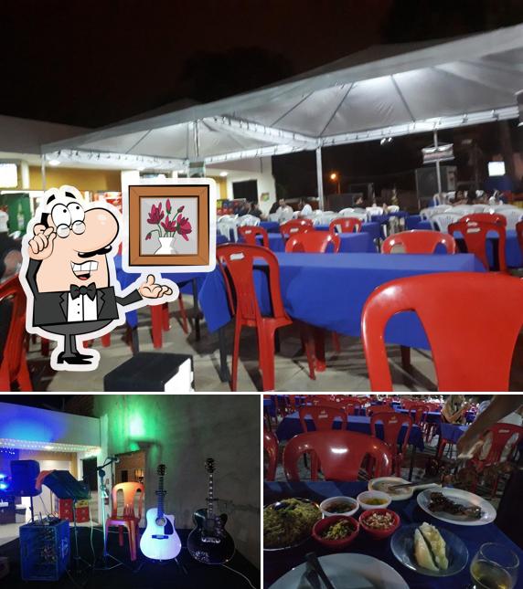 O interior do Restaurante Chão Nativo - A Casa do Caranguejo na zona leste de Teresina