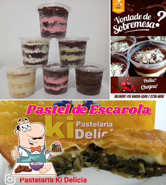 Pastelaria Kidelicia serve uma variedade de pratos doces