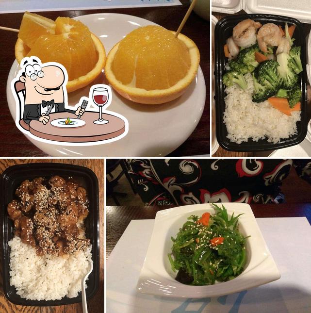 Food at Yuan Japanese Asian Restaurant