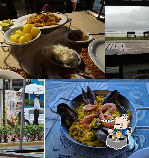 Comida em Restaurante Delícias do Mar