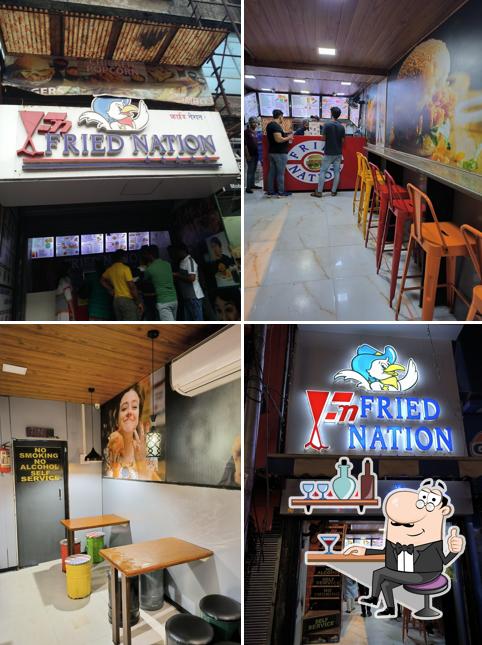 The interior of Fried Nation