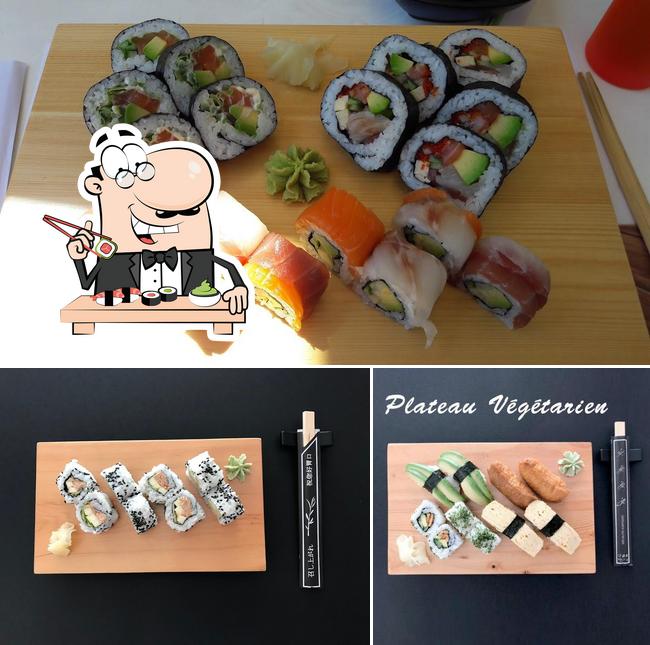 Prenditi le varie opzioni di sushi