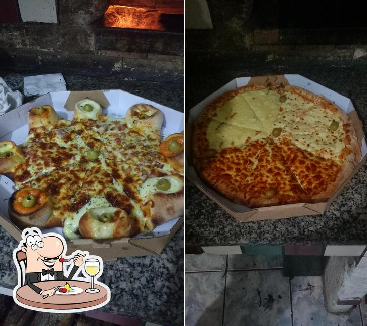 Platos en Melhor Pizza de Osasco Rica Pancita Pizzaria - Forno a lenha